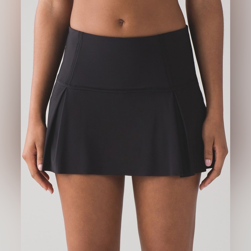 Lululemon Lost In Pace Tennis Skirt Black Size 8